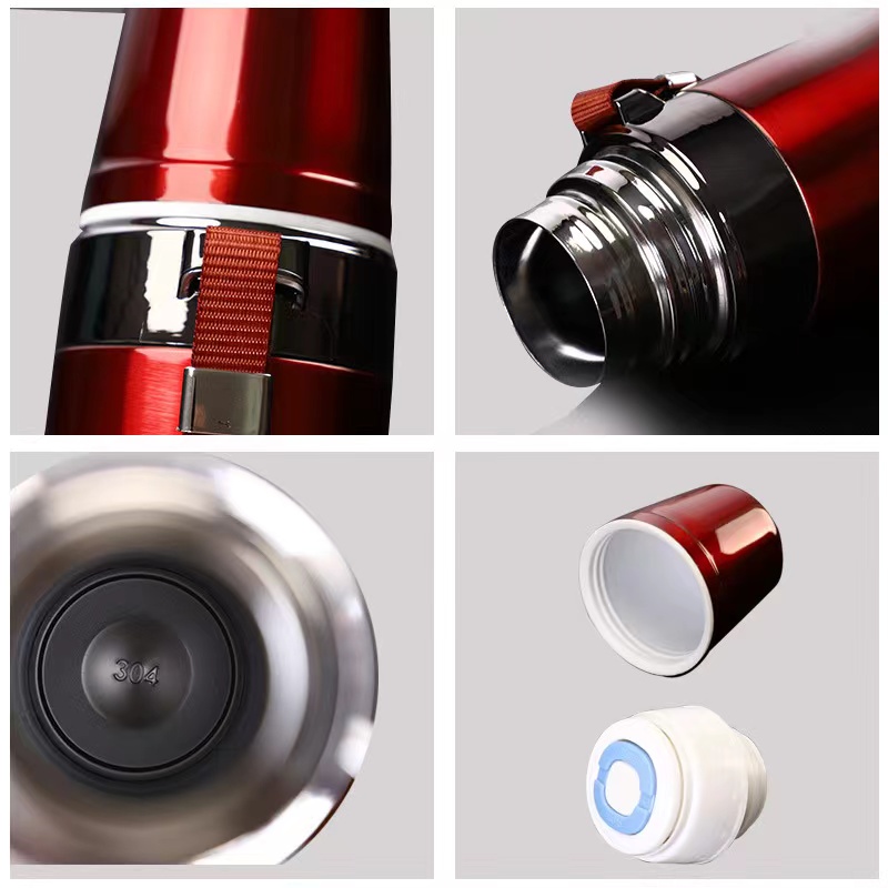 KP VACUUM FLASK WATER BOTTLE, 750ML (1PC) SILVER