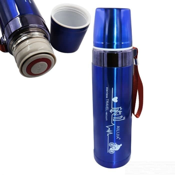 STAINLESS VACUUM  STEEL WATER BOTTLE, 750ML (1PC) BLUE